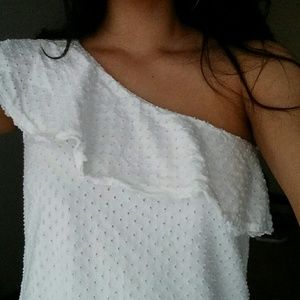 Anthropologie cloth &stone white dress